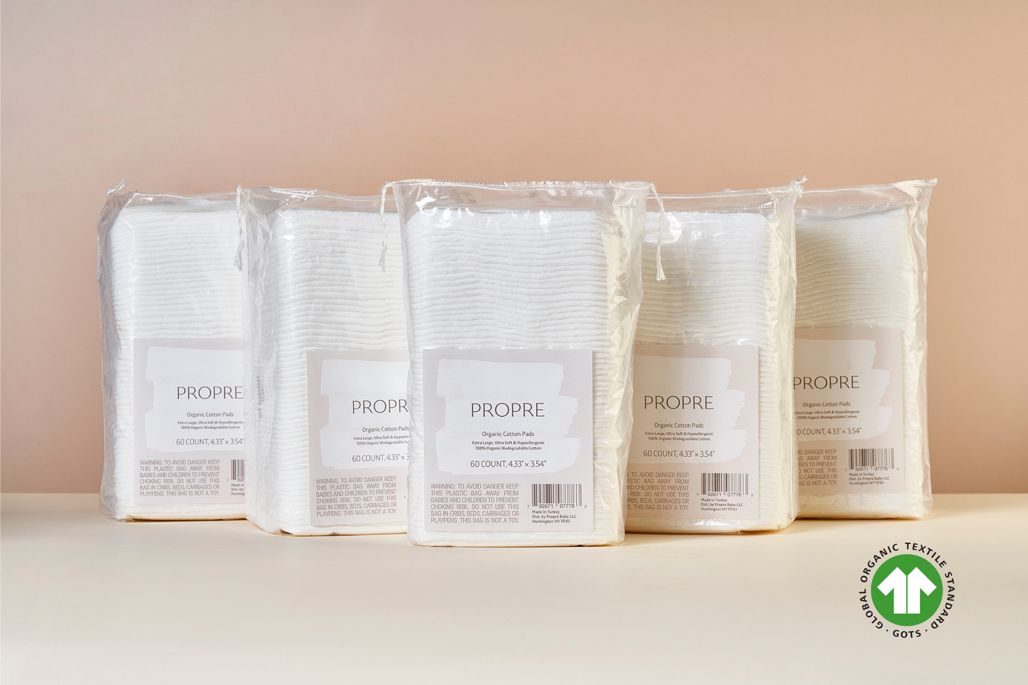 Organic Cotton Pads - 5 Pack